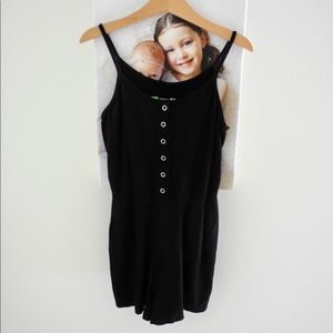 ❤️ 4/$20 S-Wear Cotton Jersey Romper Black